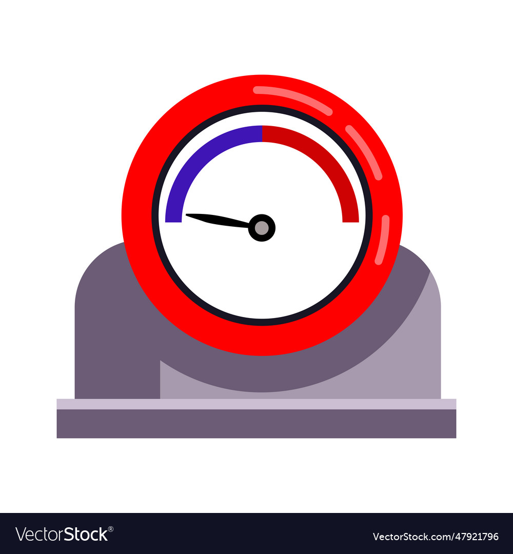 Pressure indicator Royalty Free Vector Image VectorStock