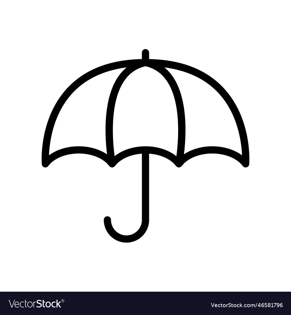 Umbrella icon Royalty Free Vector Image - VectorStock