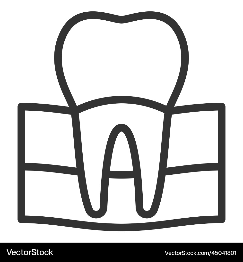 Denture Royalty Free Vector Image - VectorStock