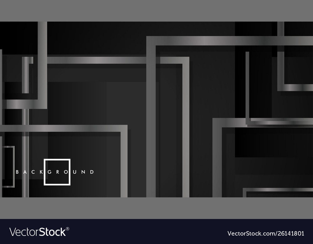 Modern abstract squares backgrounds with a black Vector Image