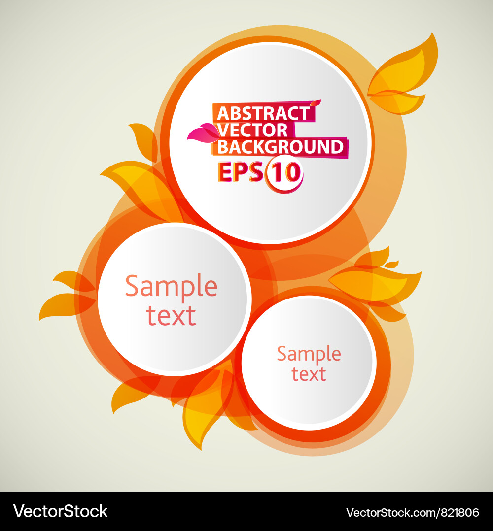 Abstract bubble background Royalty Free Vector Image