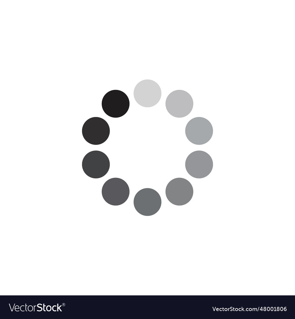 Buffering icon Royalty Free Vector Image - VectorStock