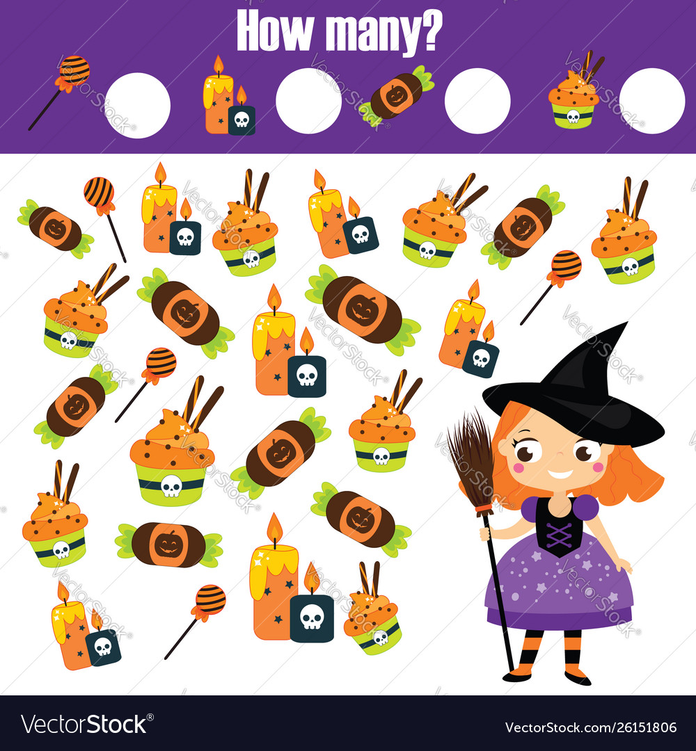 Counting Educational Children Game Study Math Vector Image Counting Educational Children Game Study Math Vector Image