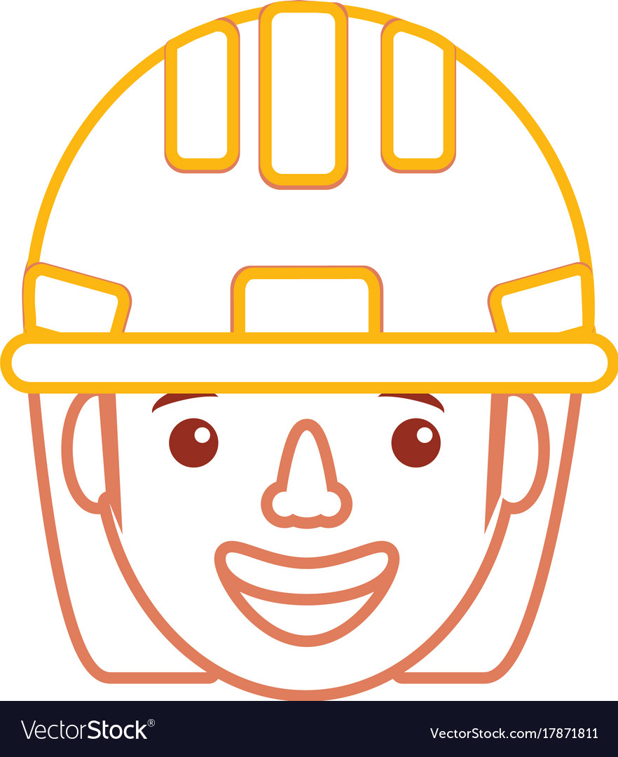 Builder man Royalty Free Vector Image - VectorStock