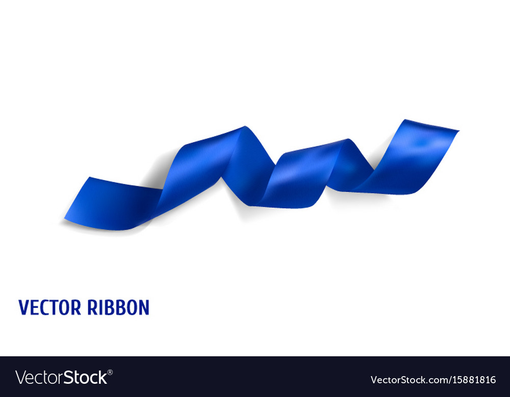 blue silk ribbon