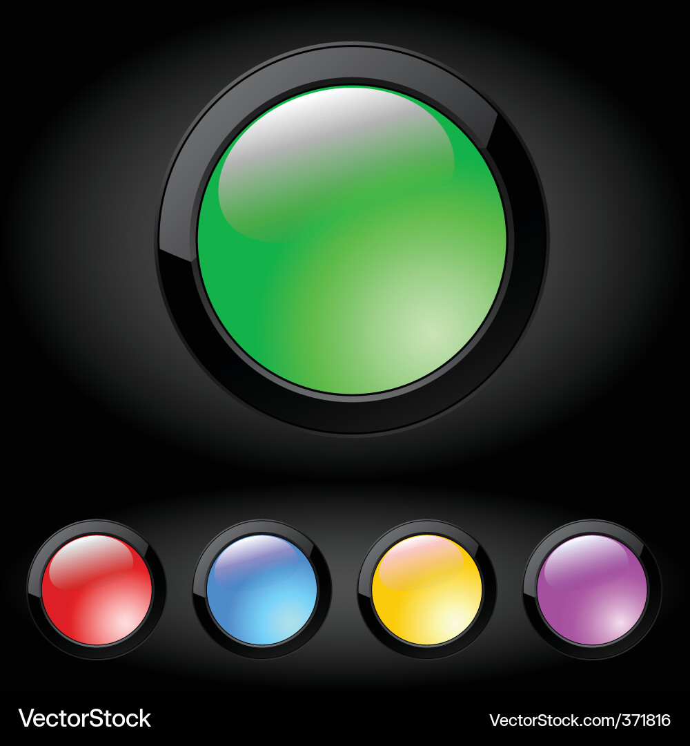 Button Royalty Free Vector Image - VectorStock