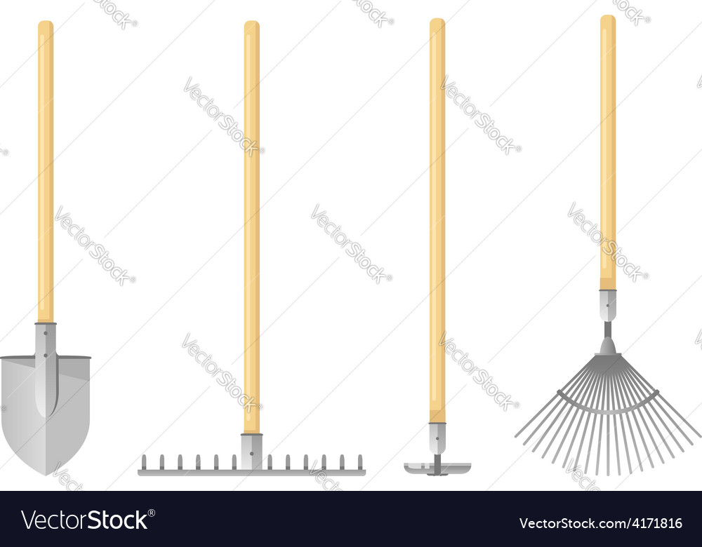 Gardening Tools Flat