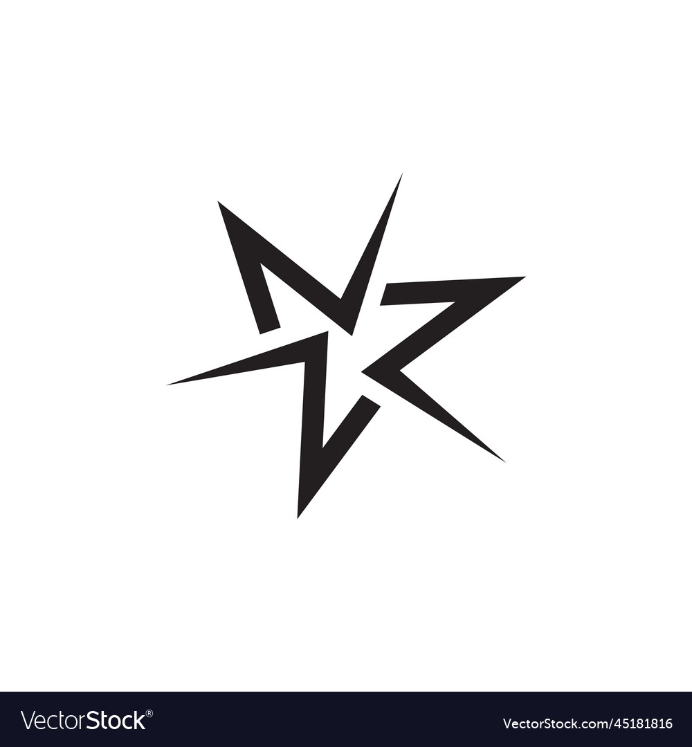 Triangle z logo template design icon vector image Triangle z logo template design icon