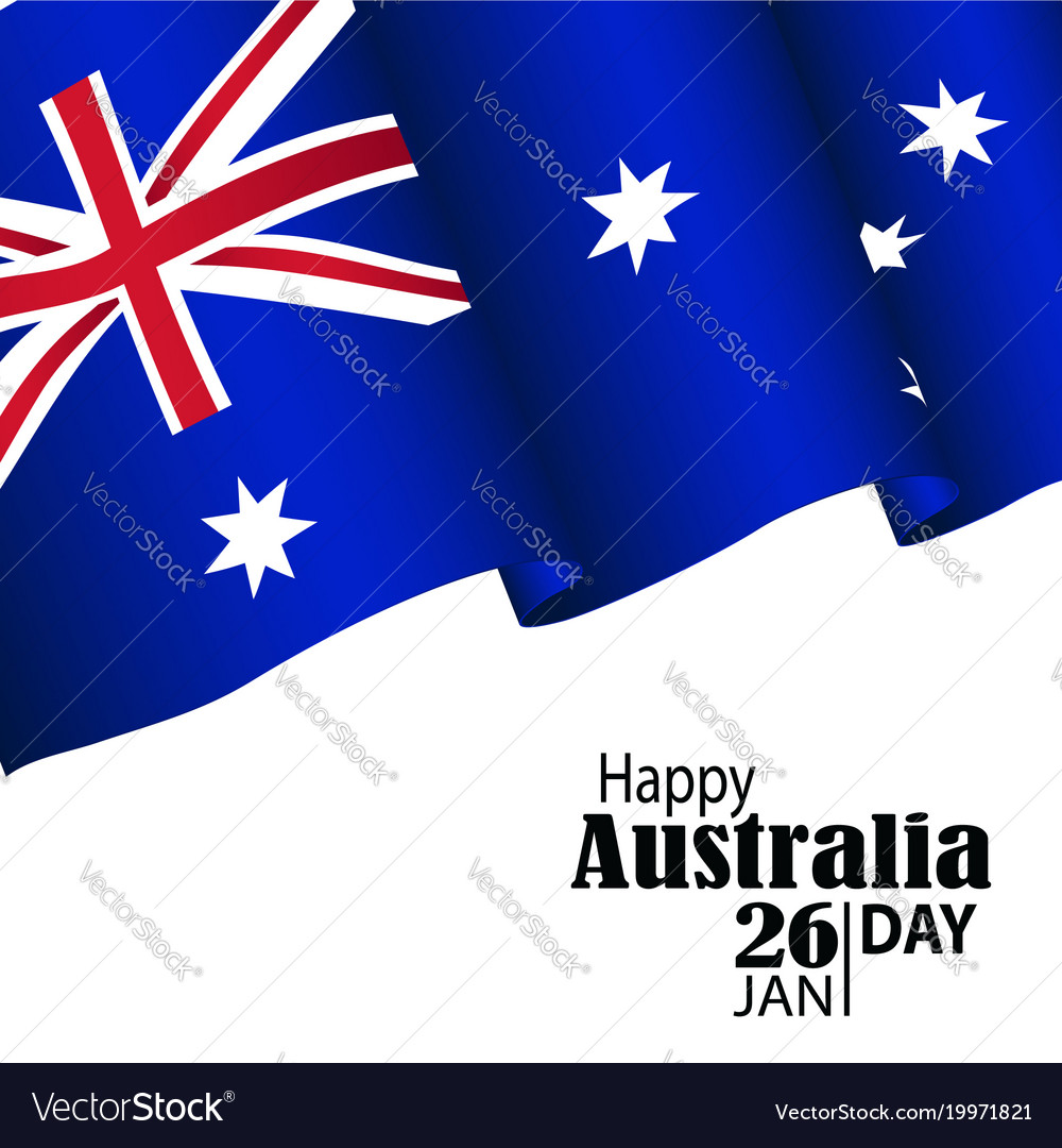 Australia national day Royalty Free Vector Image