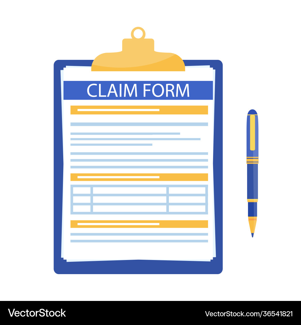 Clipboard with pen Royalty Free Vector Image - VectorStock