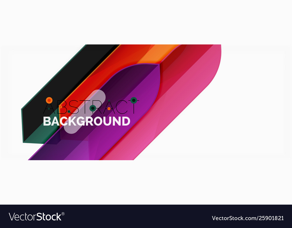 Geometric abstract background dynamic shapes Vector Image