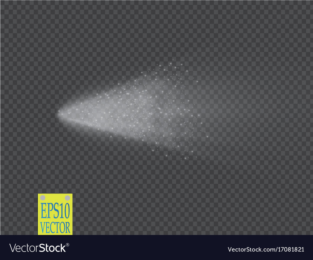Spray effect isolated on transparent background Vector Image