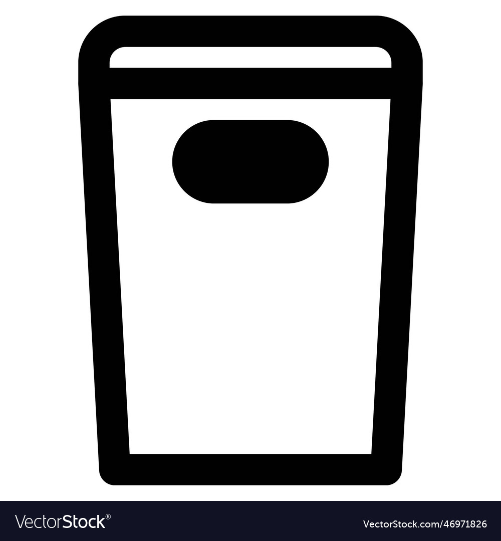 Clothes hamper that contains laundry Royalty Free Vector