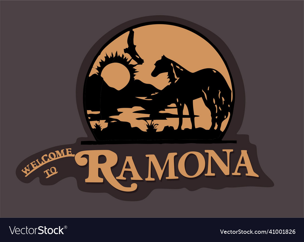 Ramona Royalty Free Vector Image - VectorStock