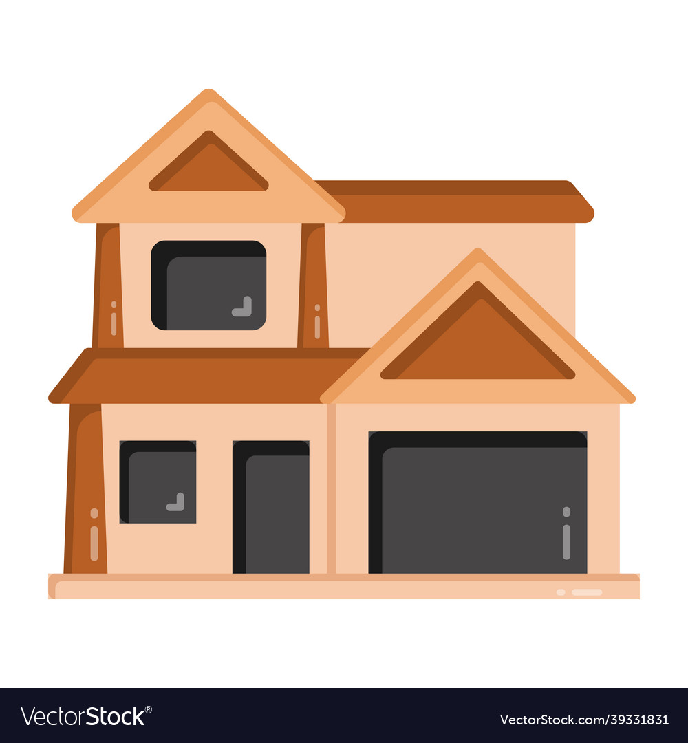 Bungalow Royalty Free Vector Image - VectorStock