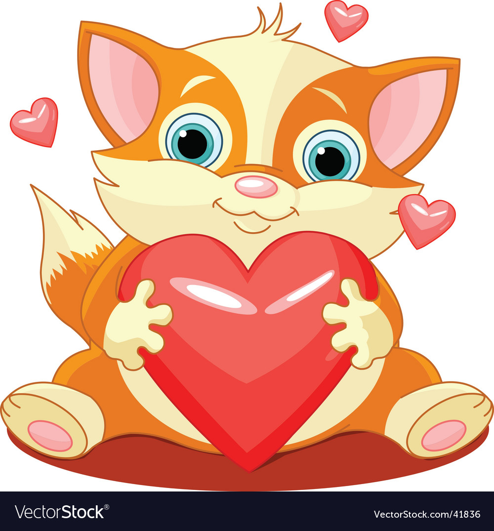 Katzenpfote Clipart Heart