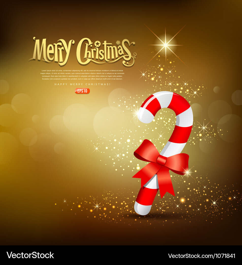 Candy cane Royalty Free Vector Image - VectorStock