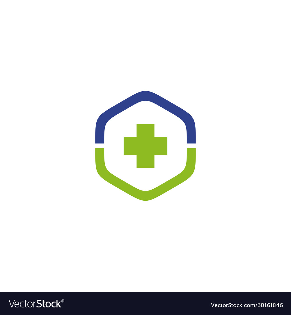 Medical and health care logo design template Vector Image