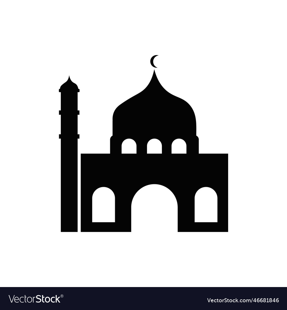 Mosque logo Royalty Free Vector Image - VectorStock