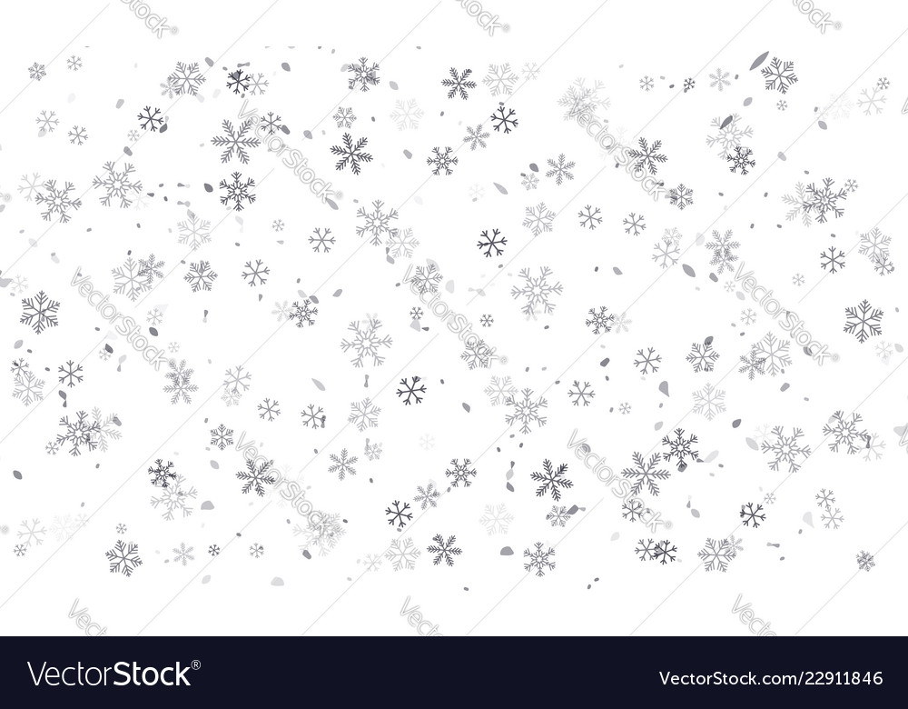 Snowflakes auf transparentem Hintergrund