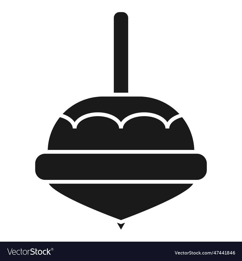 Spinning top icon design template isolated Vector Image