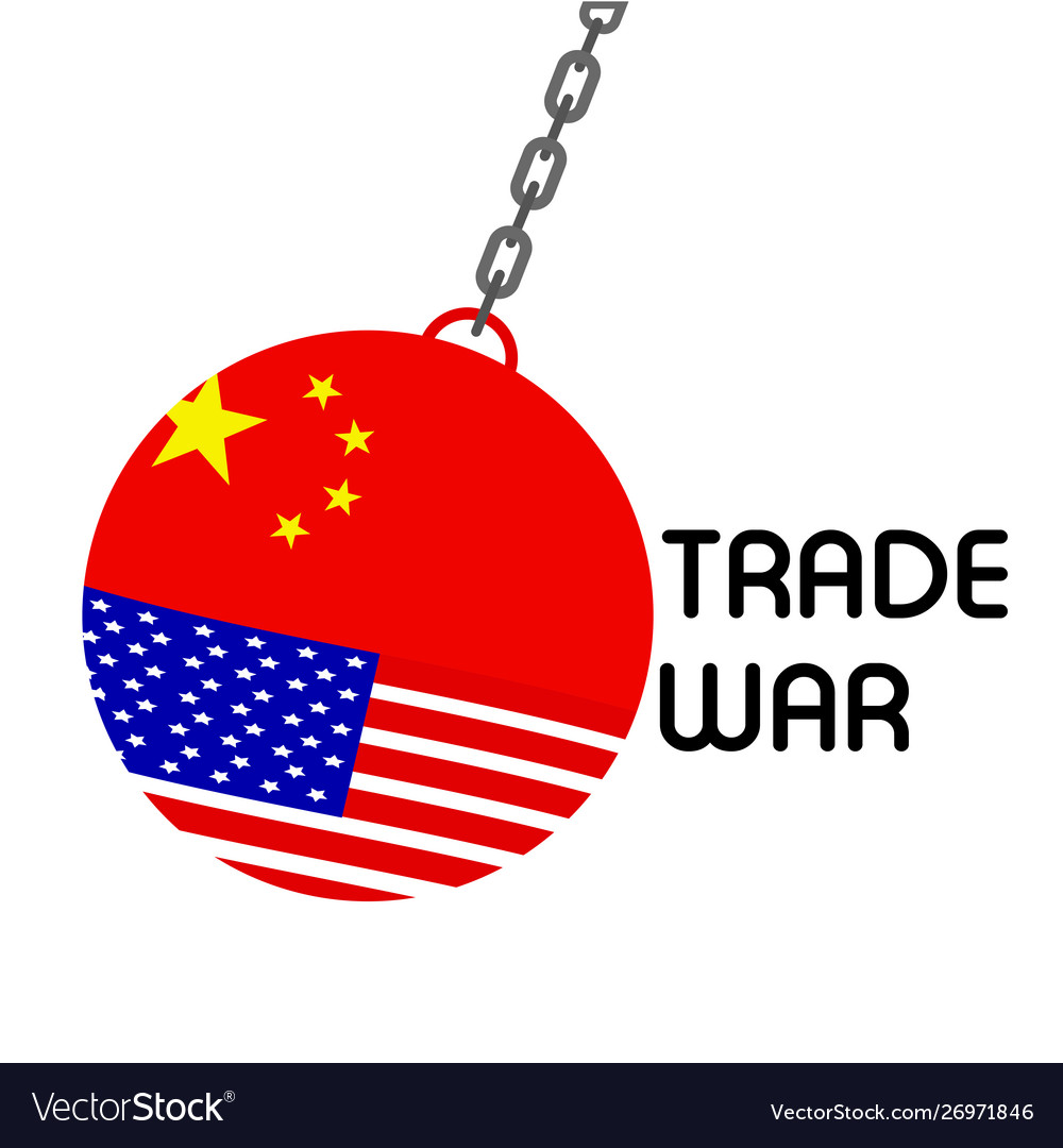 Trade War Background Royalty Free Vector Image Trade War Background Royalty Free Vector Image