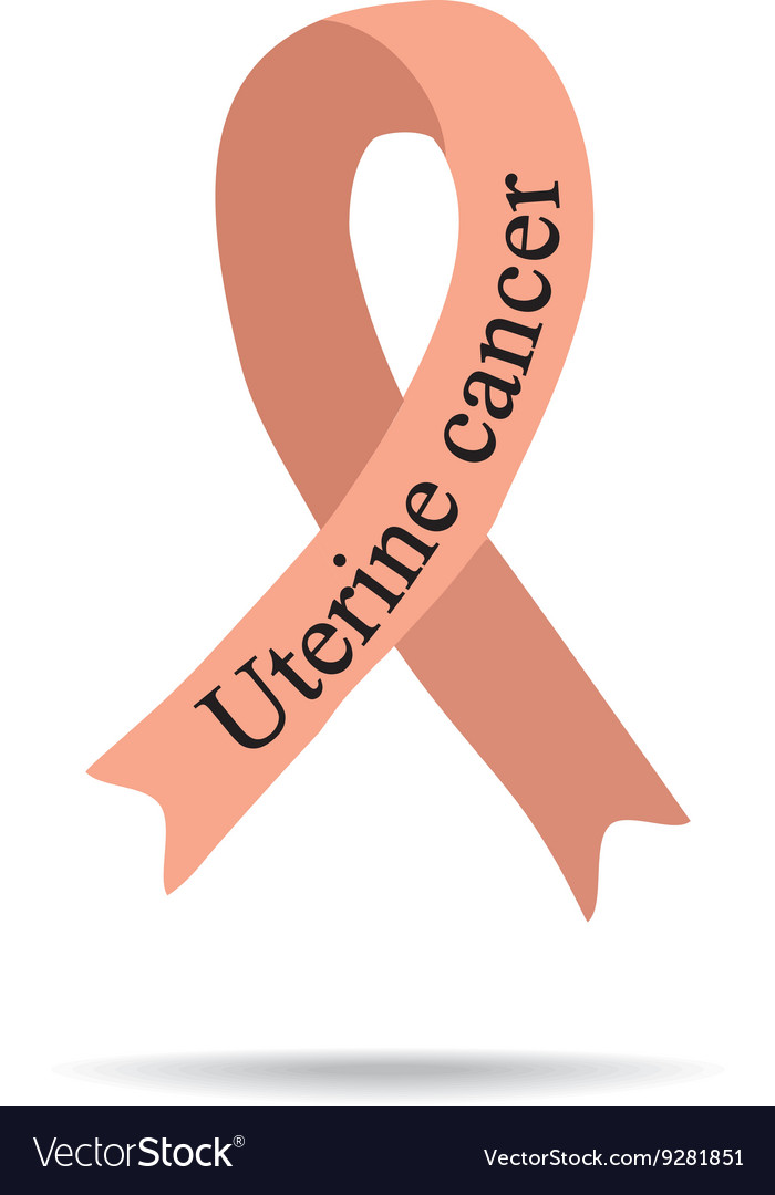 Uterine Cancer Ribbon Svg