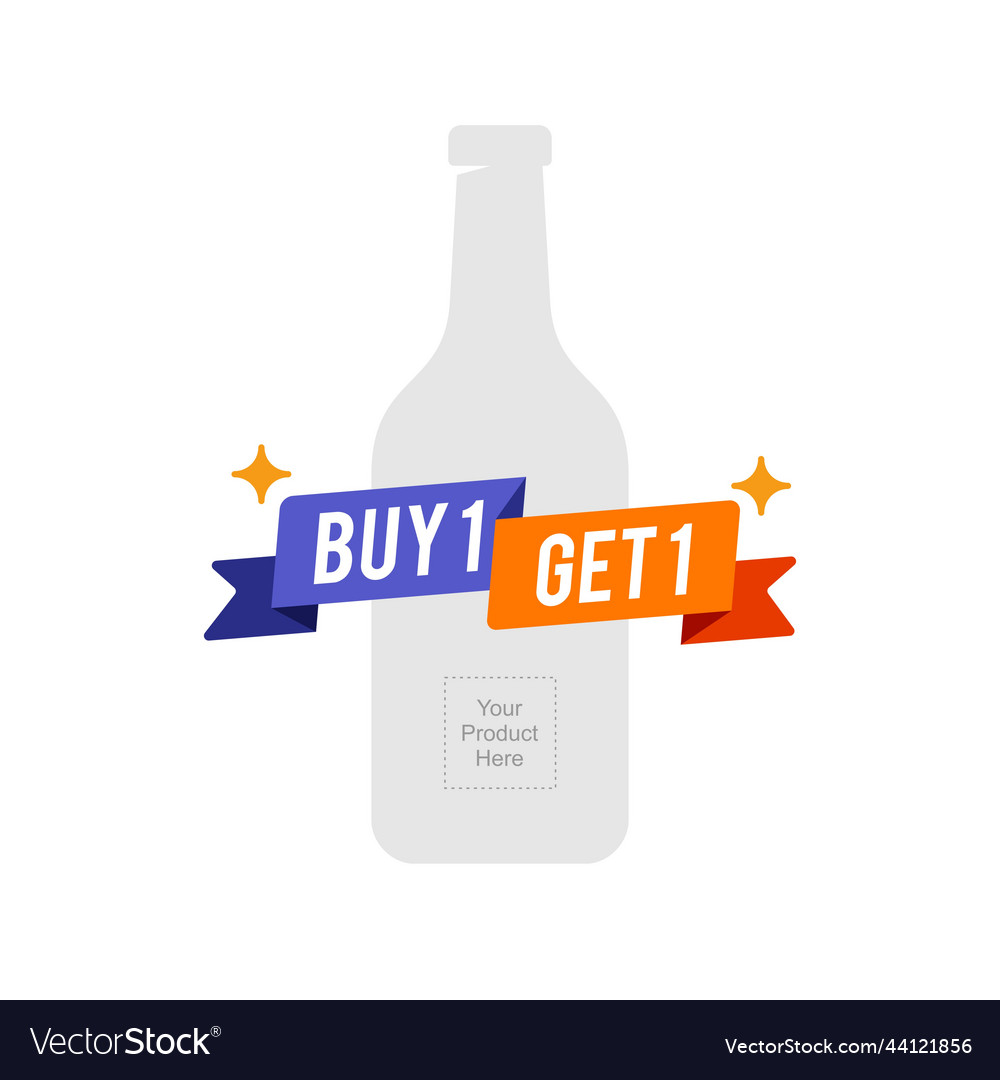 Buy 1 Get Free Banner Royalty Free Vector Image Buy 1 Get Free Banner Royalty Free Vector Image