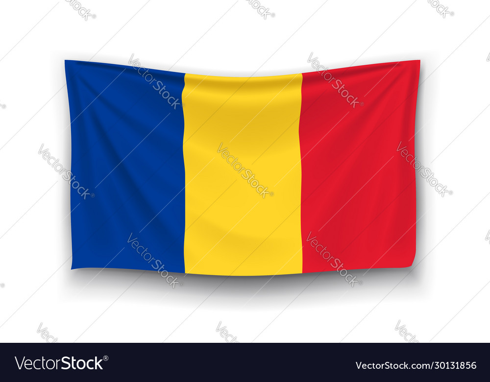 Flag romania Royalty Free Vector Image - VectorStock