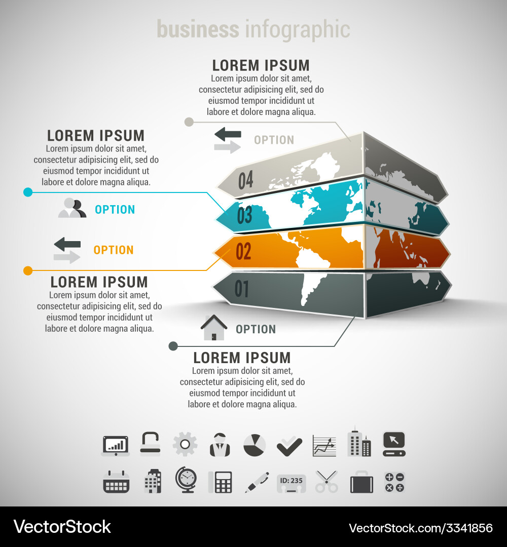 Infographic Royalty Free Vector Image - VectorStock