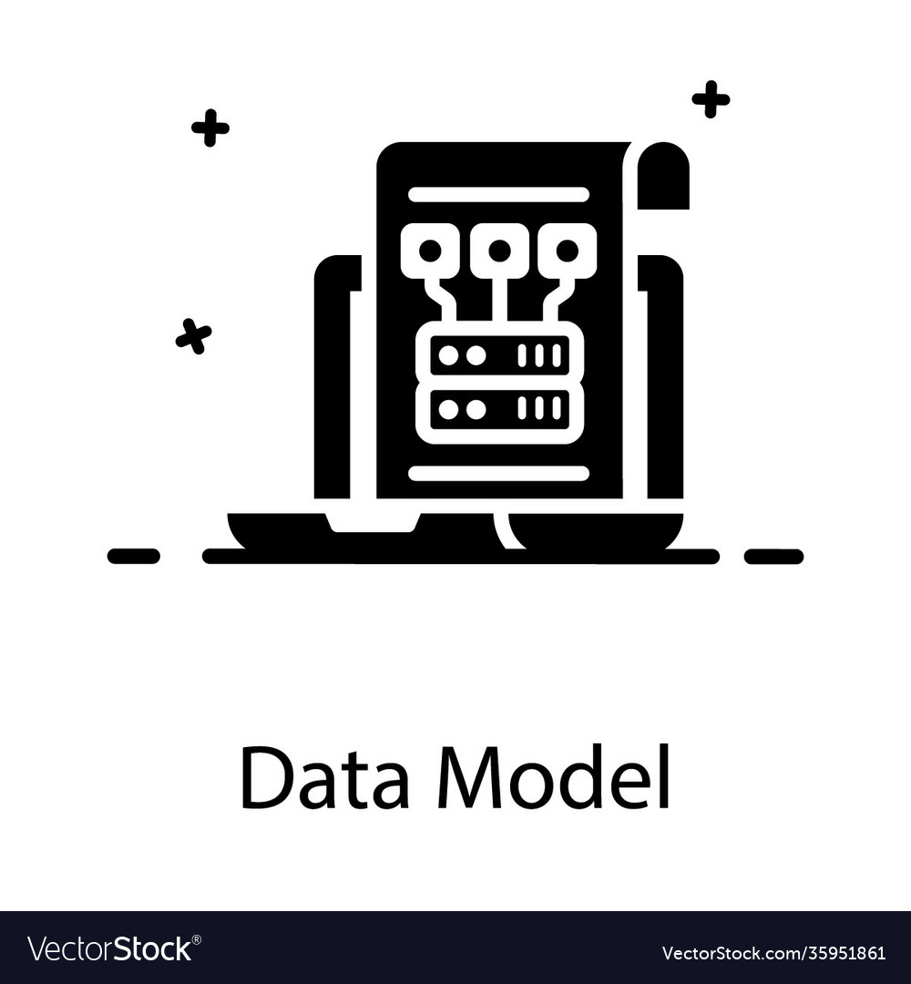 Data model Royalty Free Vector Image - VectorStock