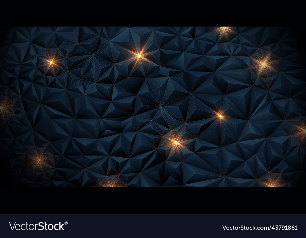 Merry christmas abstract low polygon geometric vector image Merry christmas abstract low polygon geometric