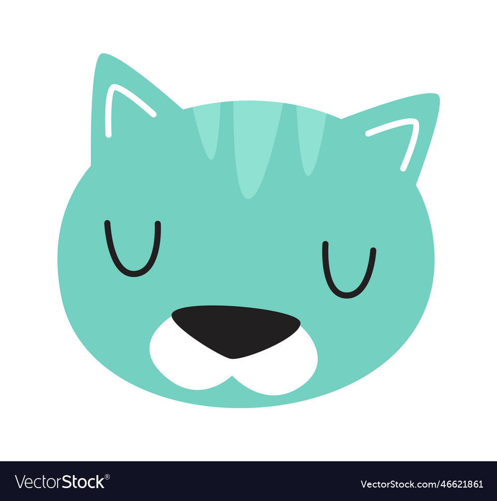 Sad Cat Eyes Closed Confounded Emoji Stock Vector by ©get4net 564474290