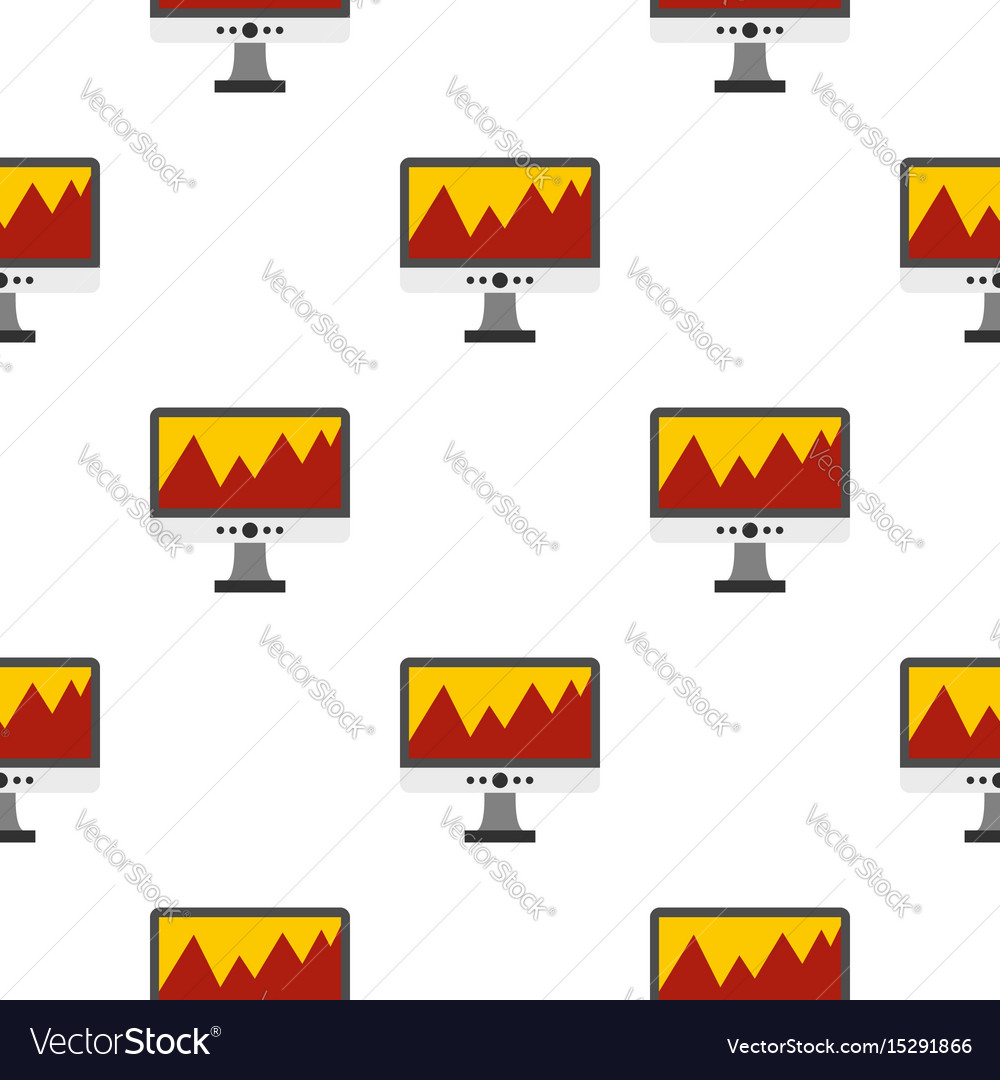 Computer pattern flat Royalty Free Vector Image