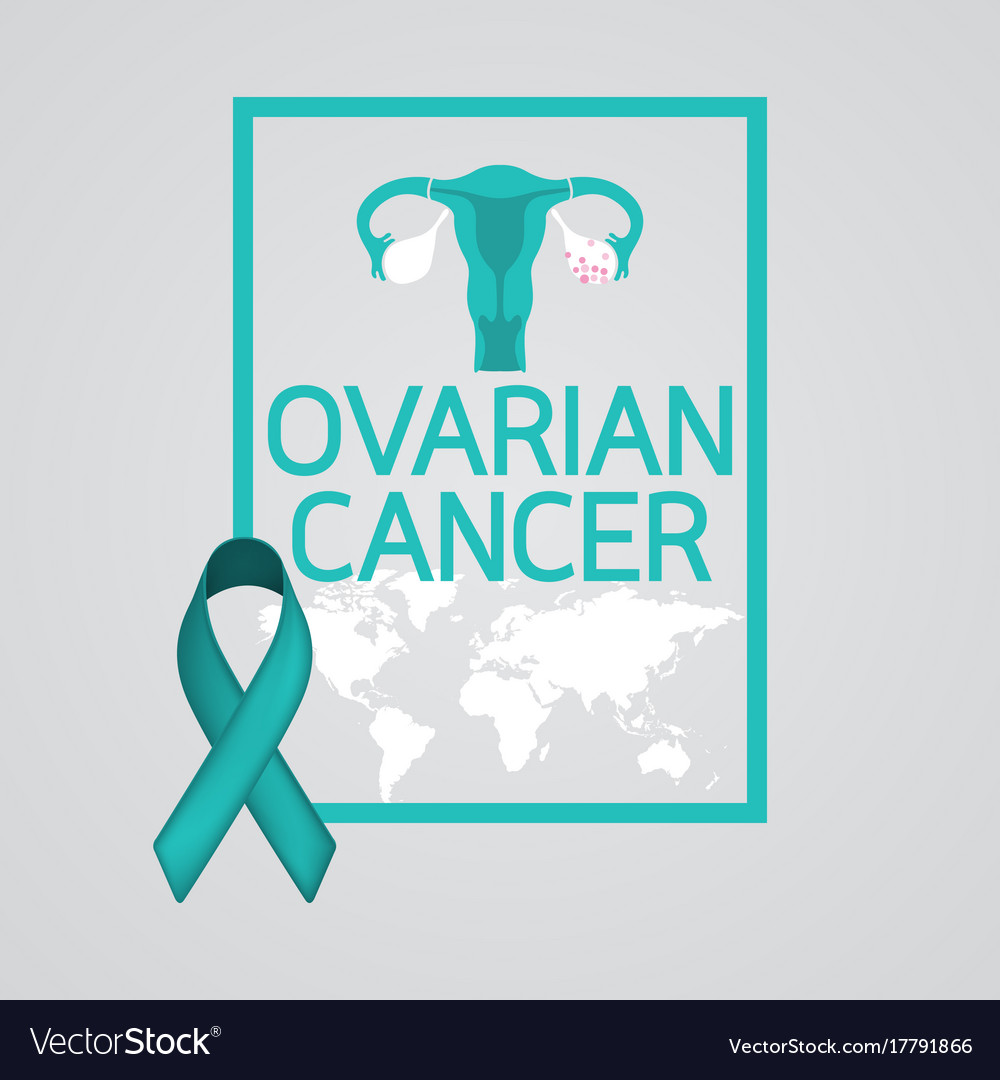 Ovarian cancer icon Royalty Free Vector Image - VectorStock