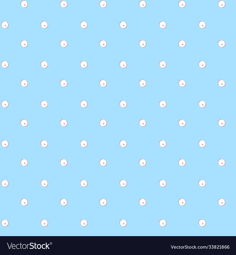 Seamless Pattern Hand Drawn Polka Dot Royalty Free Vector