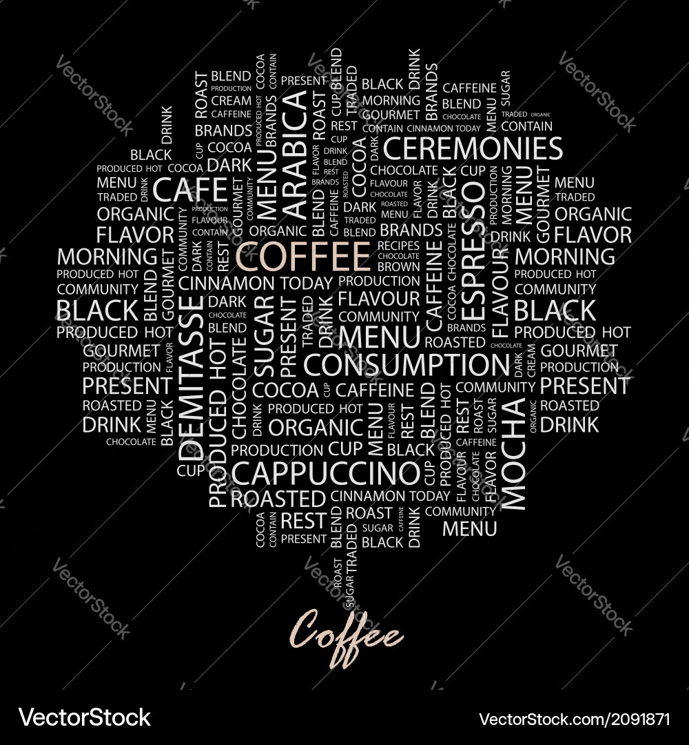Coffee Royalty Free Vector Image - VectorStock