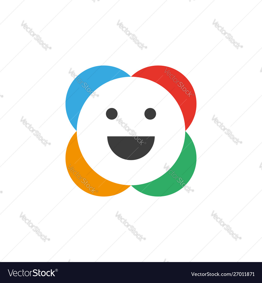 Icon Symbolizing Trying Again Colorful Vector Stock Vector