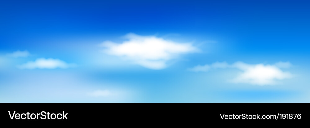 Sky with clouds Royalty Free Vector Image - VectorStock