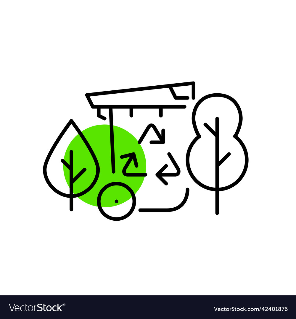 Smart waste management garbage container Vector Image