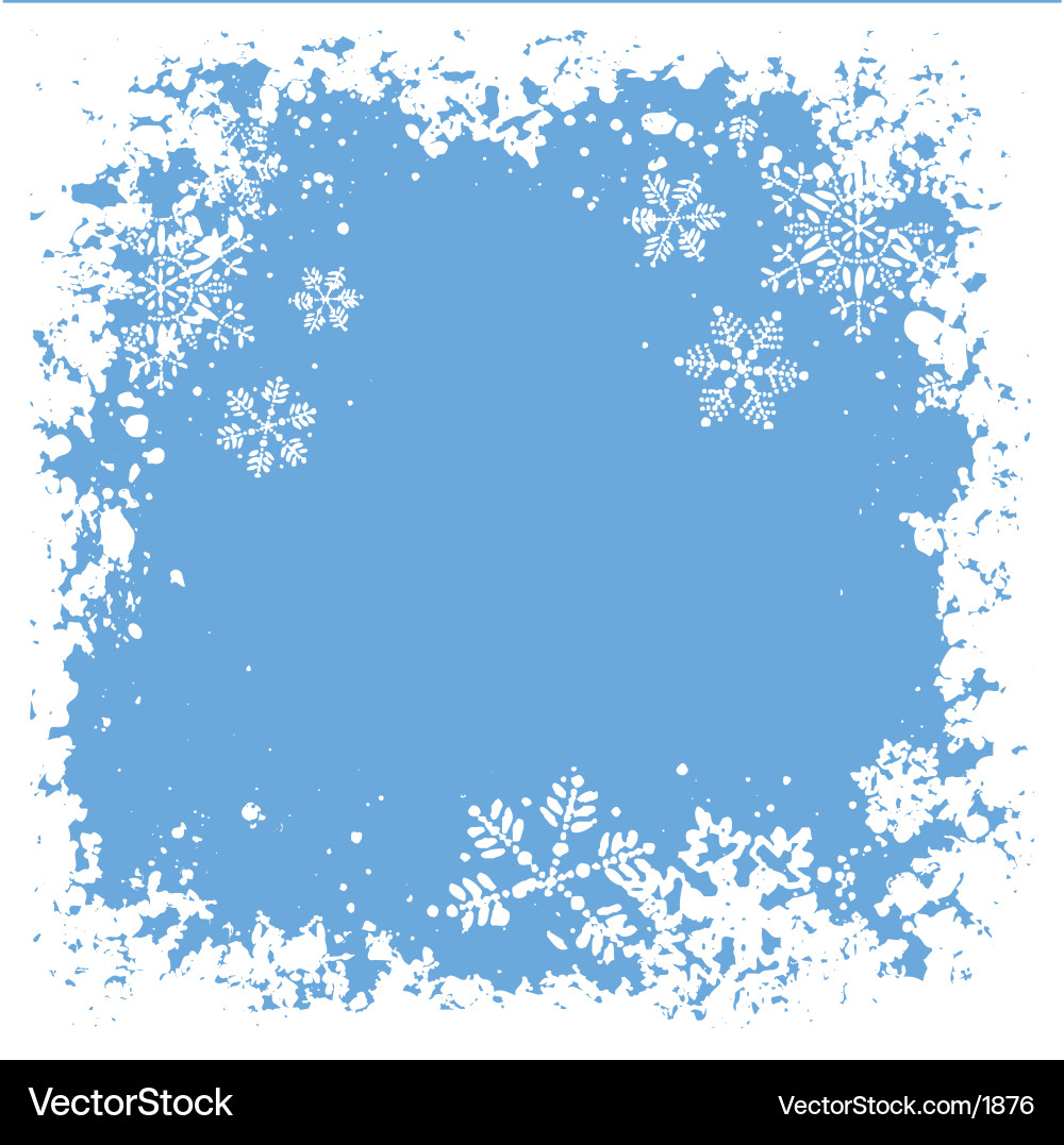 Snowflake grunge Royalty Free Vector Image - VectorStock
