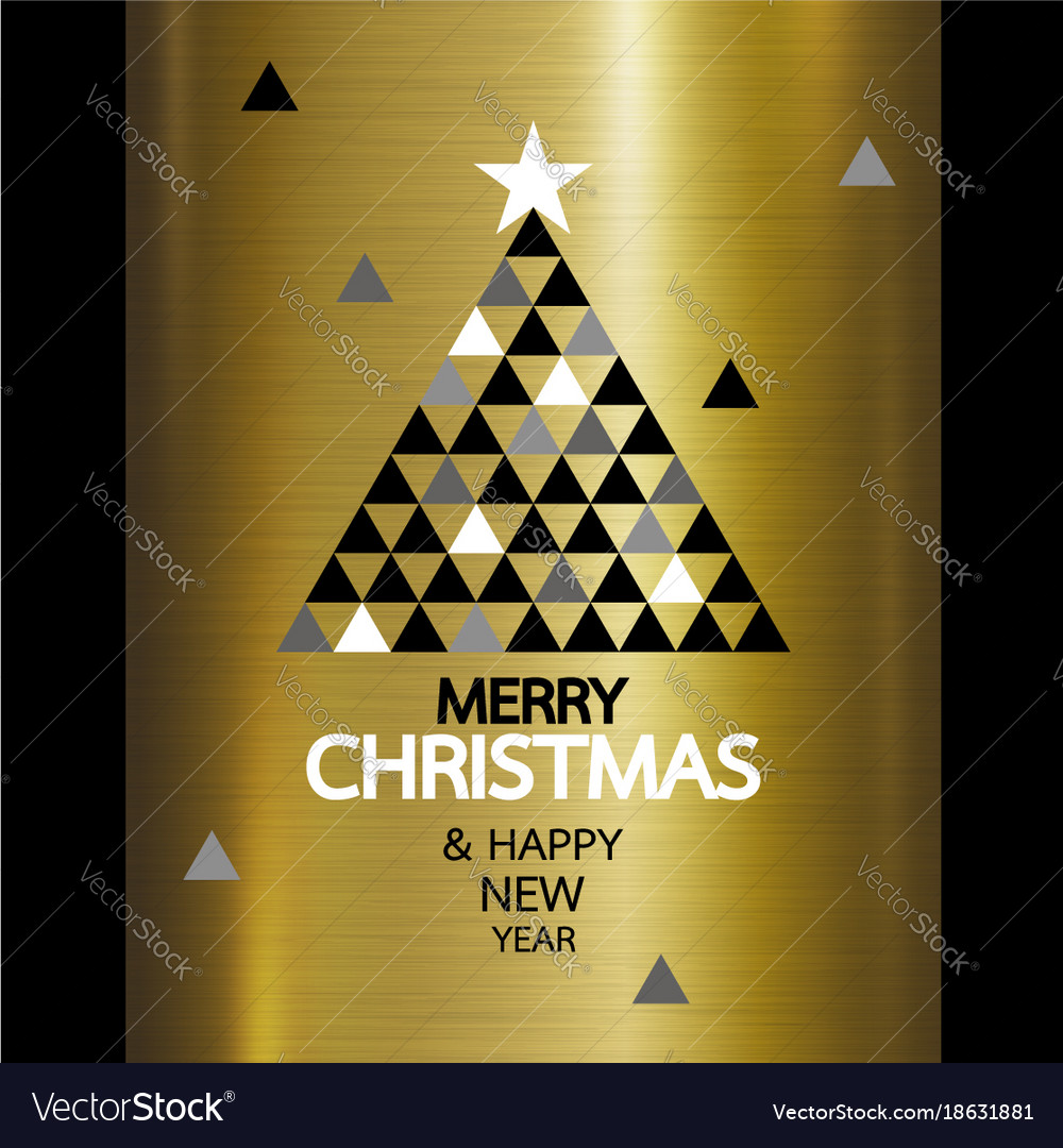 Merry christmas and happy new year design Vector Image