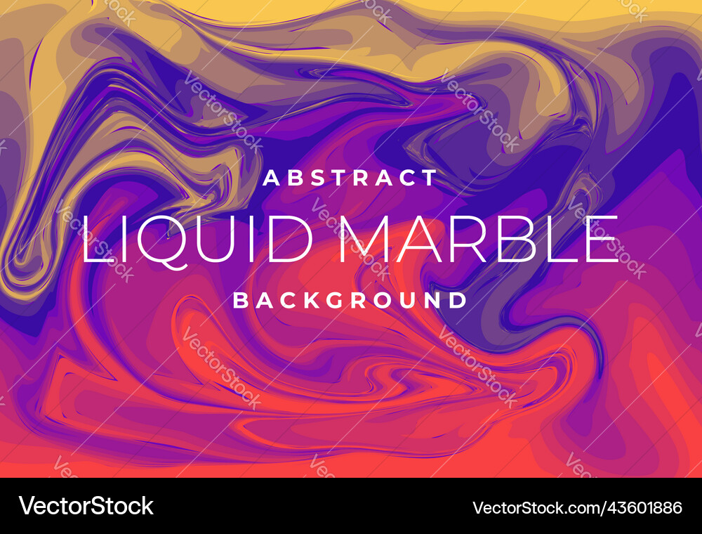 Abstract liquid background template Royalty Free Vector