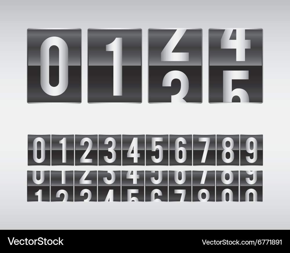 Codes and digits Royalty Free Vector Image - VectorStock