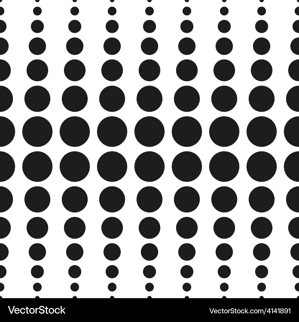 Halftone seamless pattern abstract dotted Vector Image