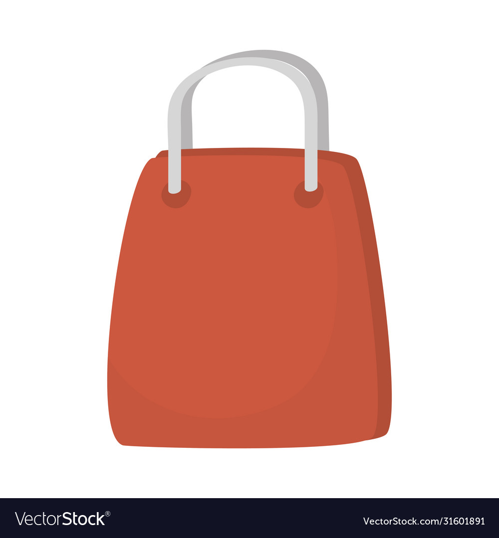 Isolated shopping bag design Royalty Free Vector Image