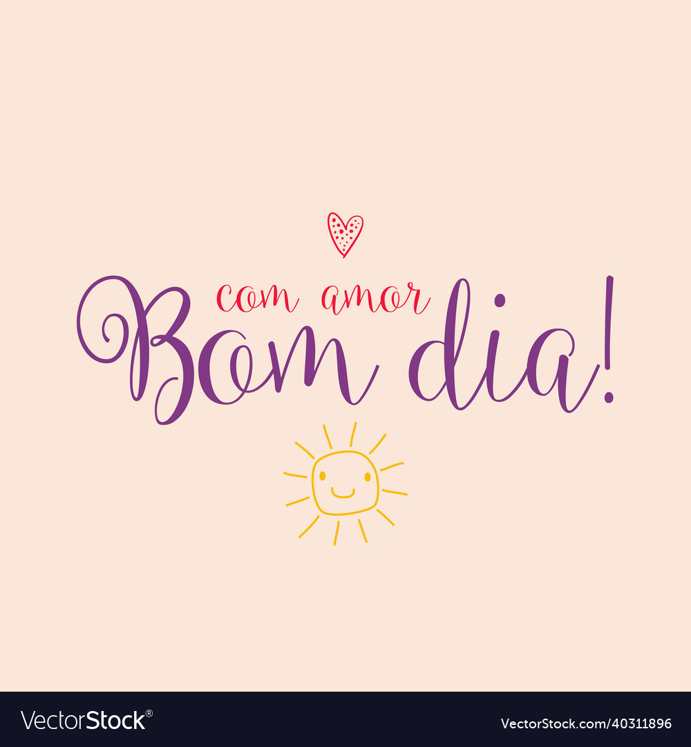 good-morning-in-brazilian-portuguese-translation-vector-image