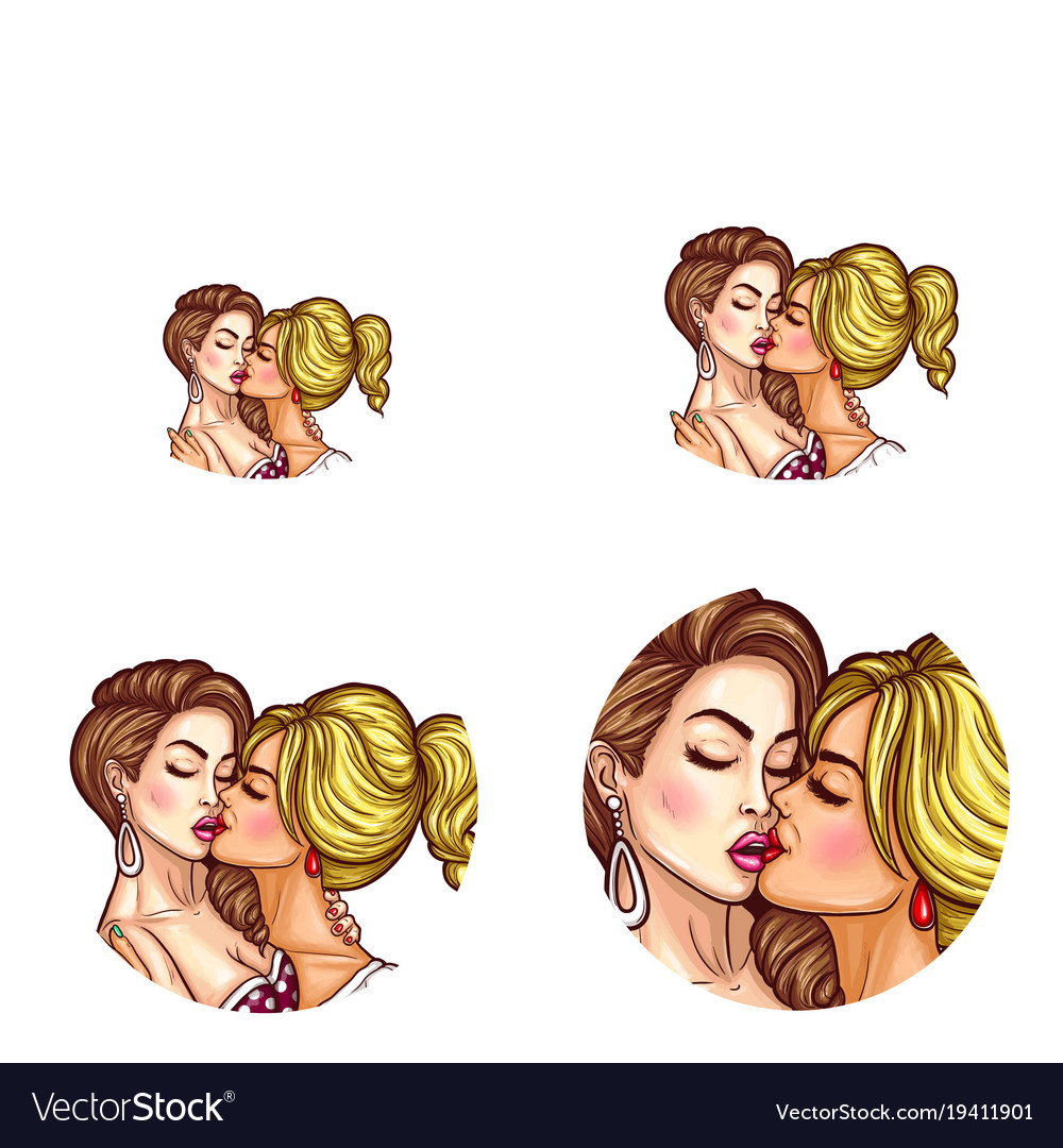 Lesbians Kissing Each Other