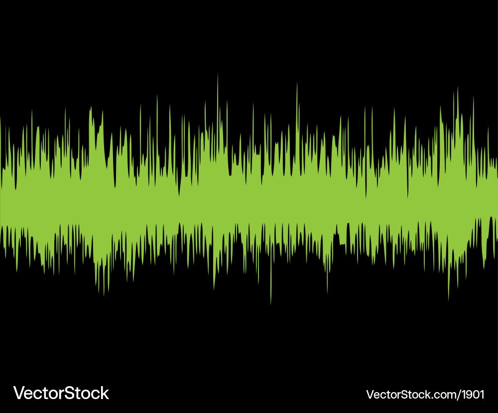 Sound wave Royalty Free Vector Image - VectorStock