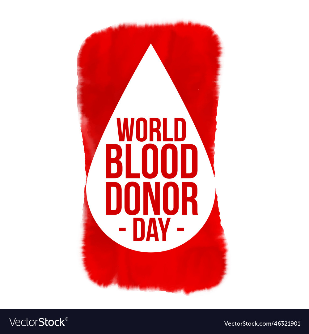 world blood donation day poster drawing